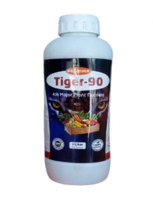 Proxima Sulphur based micronutrient Tiger-90 Sulphur and major plant nutrient Used for all Type of vegetables fruits and flower plant 4Ltrs ( 1L * 4pcs )