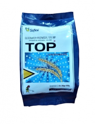 Safex Clodinafop-Propargly 15% WP Top Grass weeds Controller for wheat, Durba Grass Killer also used for Potato Field. 