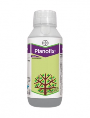 Bayer CropScience Alpha napthyl acetic acid 4.5% SL Planofix plant growth regulator for use in pineapple, tomato, mango etc. 1Ltr ( 100ML X 10 Qty ).