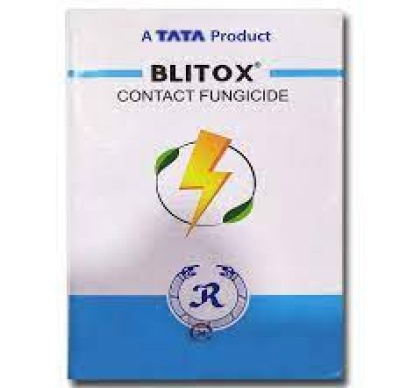 Tata BLITOX 50 W Copper Oxychloride 50 WP Contact Fungicide used for leaf spot late early blight downy mildew in various crops